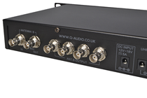 Q-Audio QAD-4 Wireless Microphone Antenna Distribution 4 way 1U 19